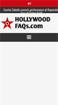 Mobile Screenshot of hollywoodfaqs.com